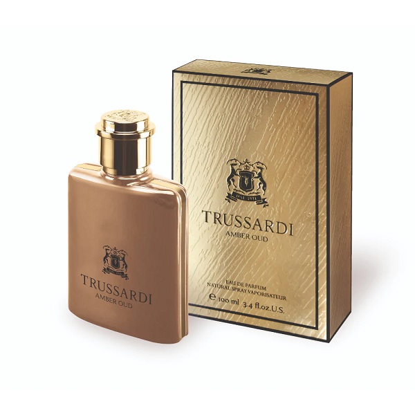 NEW SEALED TRUSSARDI Amber Oud Eau fashion De Parfum Spray 100ml/3.4oz